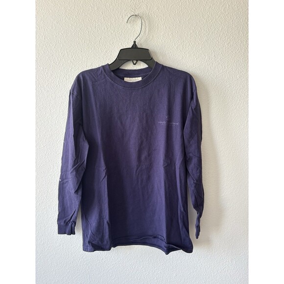 Simply Southern Collection Girls Purple Long Sleeve T Shirt Elephant Graphic YL - Picture 1 of 5